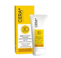 Krem z wysoką ochroną przeciwsłoneczną SPF 30 do skóry suchej i wrażliwej, 50 ml Cera Plus Solutions